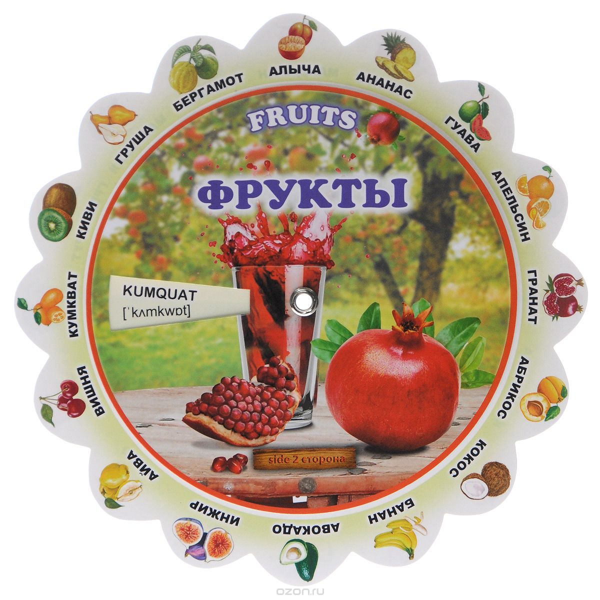 Fruits / Фрукты. Иллюстрированный тематический словарь
